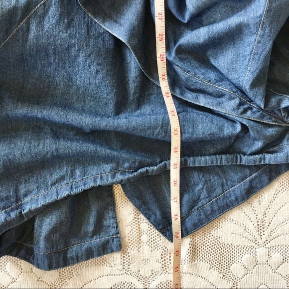 Artka asymmetric avant garde blue denim dress Med - Picture 4 of 16